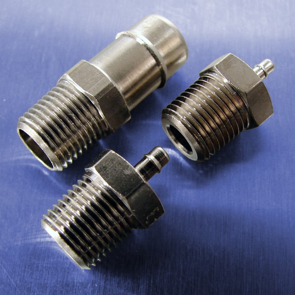 1/8 NPT Threads (Stainless Steel Straight Connectors) Pneumadyne